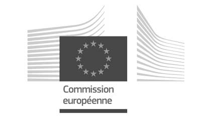 Logo Commission Européenne noir et blanc